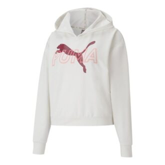 (WMNS) Modern Sports Hoodie ”Vit Vinröd”