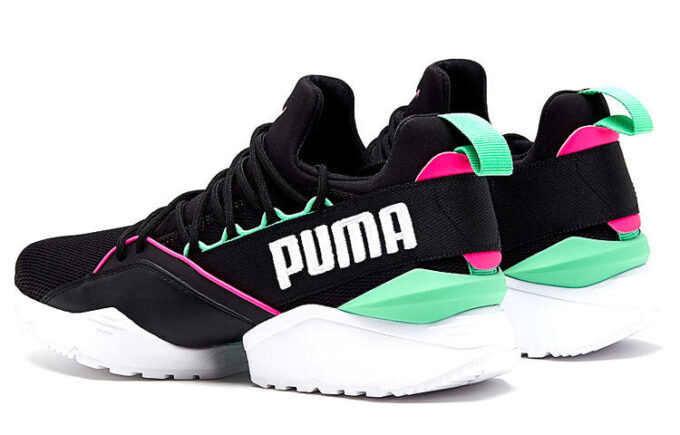 (WMNS) Muse Maia Street 1 Låga Löparskor Svarta/Grön