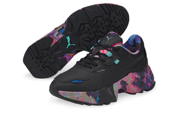 (WMNS) Orkid ”Floral – Black Elektro Aqua”