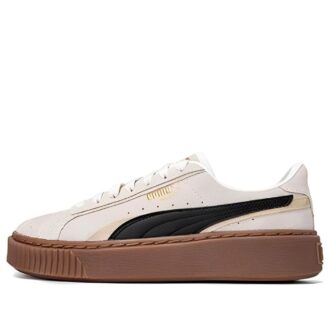 (WMNS) Platåskateskor ”Crèmefärgade Svarta Bruna”