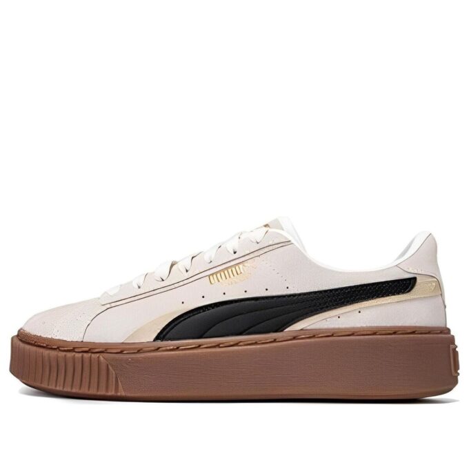 (WMNS) Platåskateskor ”Crèmefärgade Svarta Bruna”