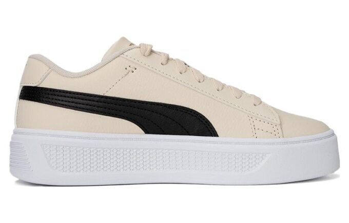 (WMNS) Platåskor ”Beige Svarta”
