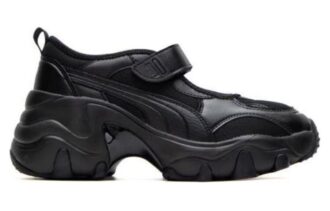 (WMNS) Pulsar kilklackade sandaler ”Svarta”