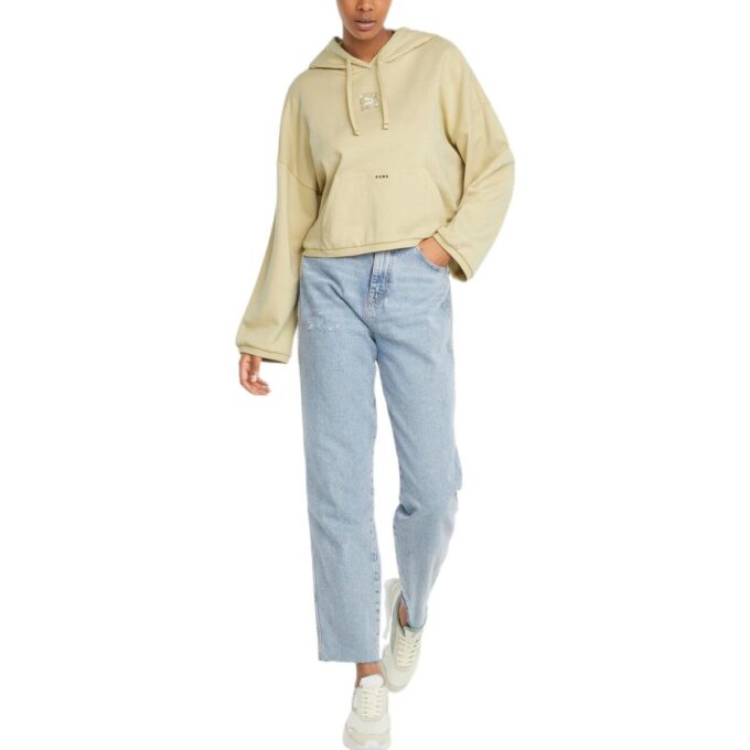 (WMNS) RE.GEN Cropped Hoodie ”Gul”