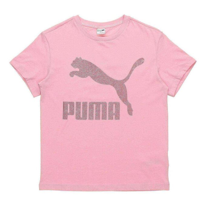 (WMNS) Rundhalsad T-shirt med Logotyptryck Rosa