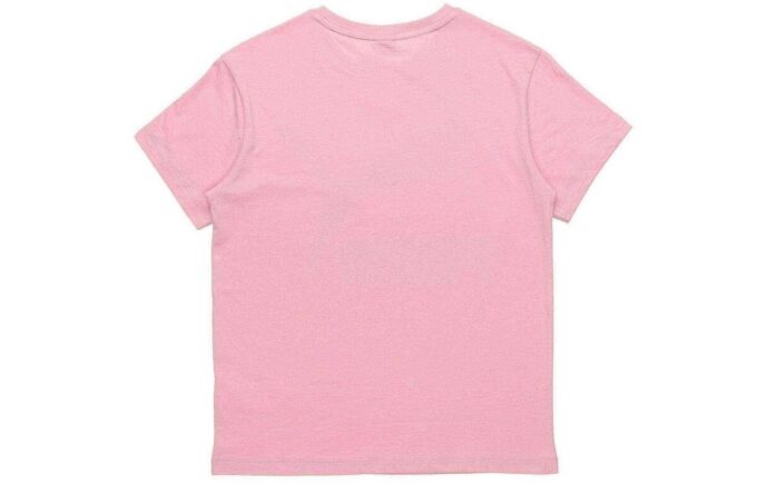 (WMNS) Rundhalsad T-shirt med Logotyptryck Rosa