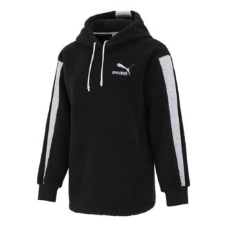(WMNS) Sherpa Hoodie ”Svart Vit”