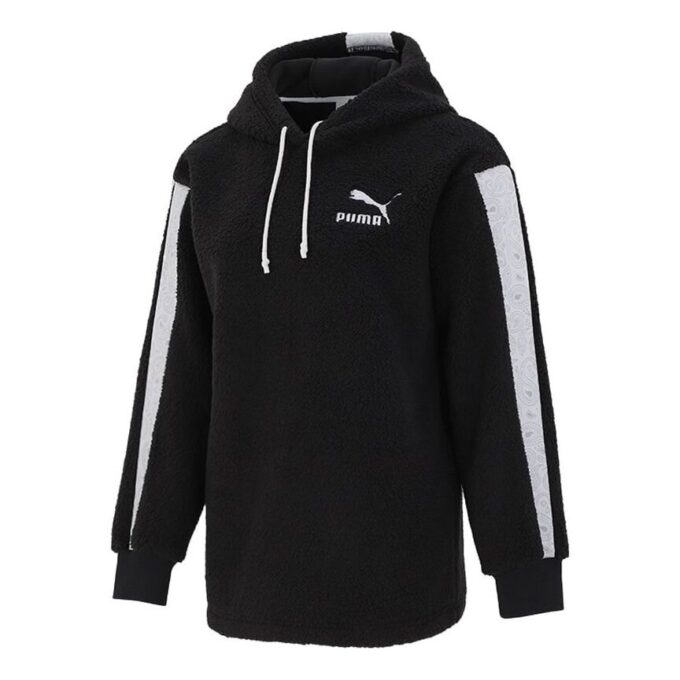 (WMNS) Sherpa Hoodie ”Svart Vit”