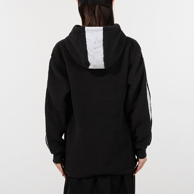 (WMNS) Sherpa Hoodie ”Svart Vit”