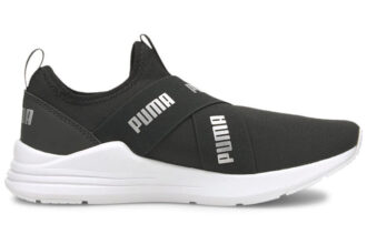 (WMNS) Slip-On med sladd ”Svart Silver”