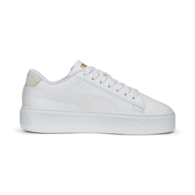 (WMNS) Smash Platform V3 ”Laserskuren vit, orört guld”
