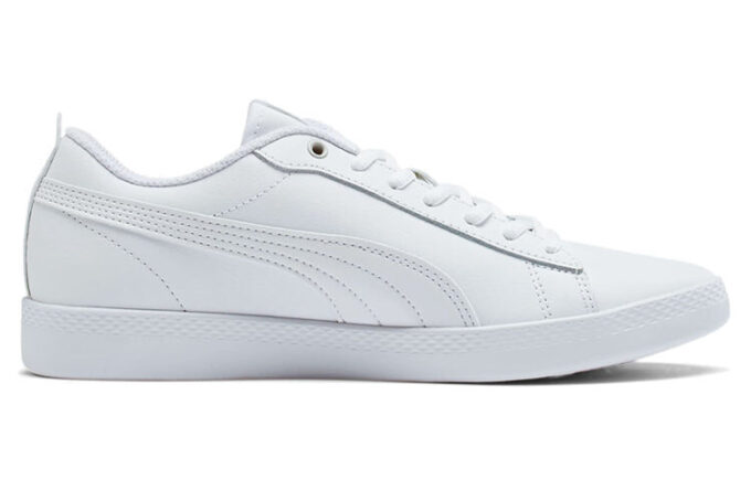(WMNS) Smash v2 Läder ”Trippelvit”