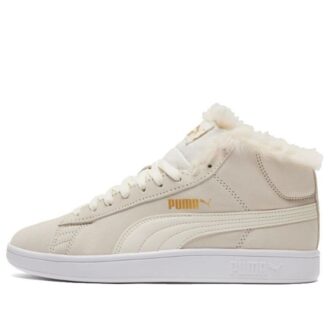 (WMNS) Smash V2 Mid-Top Sneakers Beige/Vita