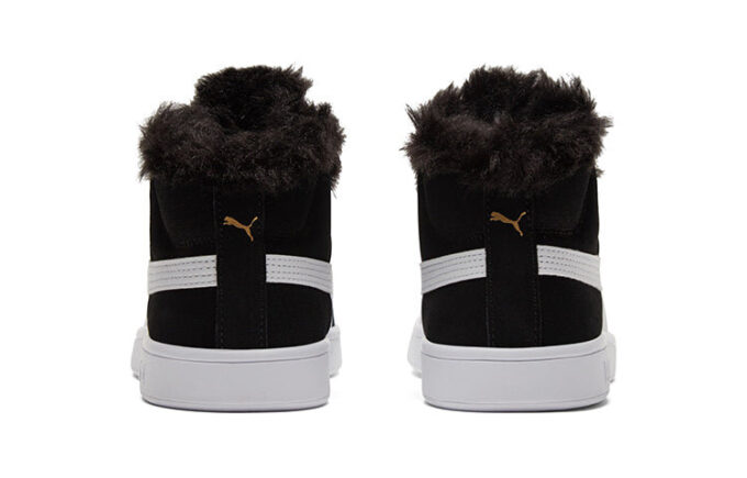 (WMNS) Smash V2 Plus Fleece Mid-Top Sneakers Svarta