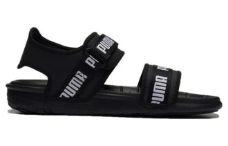 (WMNS) Softride Slide ”Wordmark – Svart Vit”