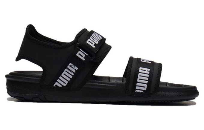 (WMNS) Softride Slide ”Wordmark – Svart Vit”