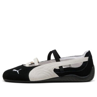 (WMNS) Speedcat Ballerinaskor i mocka ”Svartvit”