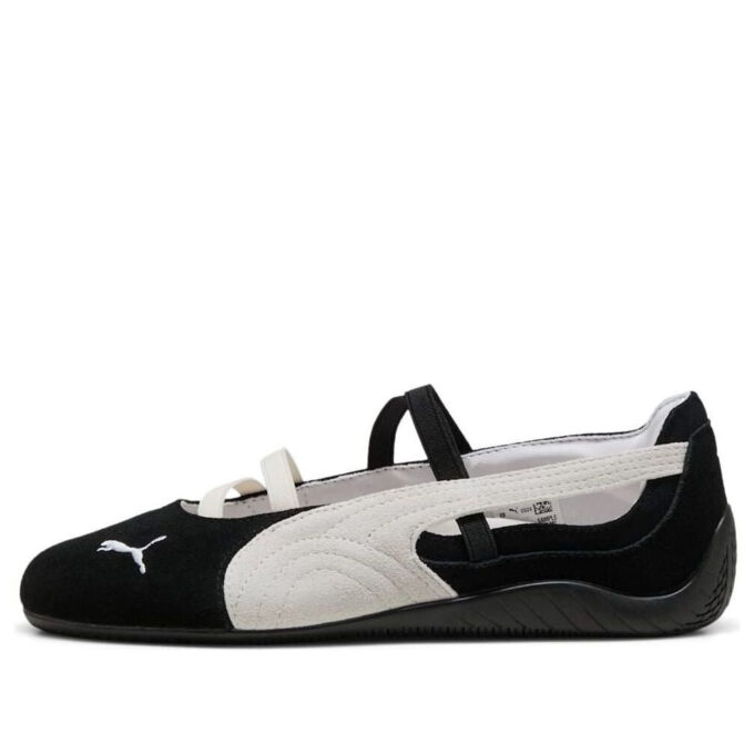 (WMNS) Speedcat Ballerinaskor i mocka ”Svartvit”