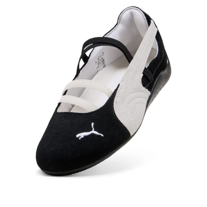 (WMNS) Speedcat Ballerinaskor i mocka ”Svartvit”
