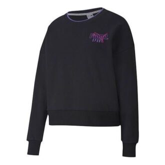 (WMNS) Sport Crew-tröja ”Svart Lila”