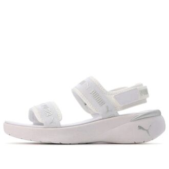 (WMNS) Sportiga Sandaler ”Vit Metallisk Silver”