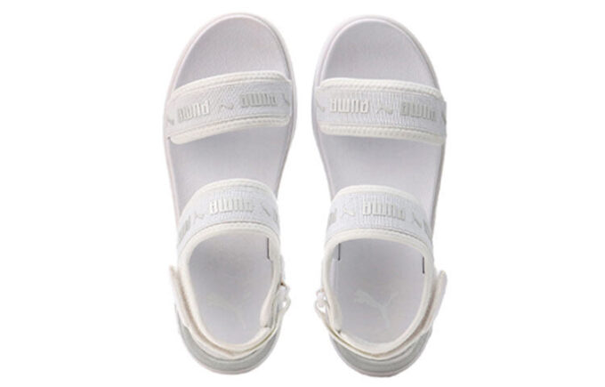 (WMNS) Sportiga Sandaler ”Vit Metallisk Silver”