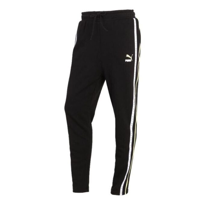 (WMNS) Stickade Sportbyxor Svarta