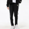 (WMNS) Stickade Sportbyxor Svarta