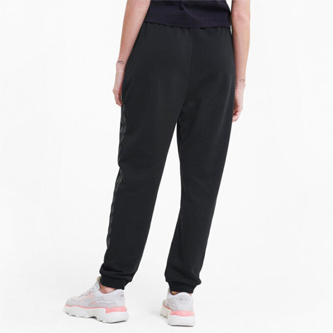 (WMNS) Stickade Sportbyxor Svarta/Röda