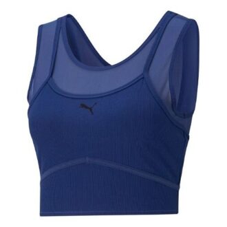 (WMNS) STUDIO Layered Crop Top ”Blå”