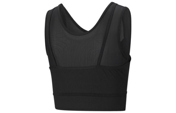 (WMNS) STUDIO Layered Crop Top ”Svart”