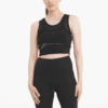 (WMNS) STUDIO Layered Crop Top ”Svart”