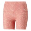 (WMNS) Studio Printed 5 Inch Training Leggings Shorts ”Rosette”