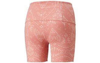(WMNS) Studio Printed 5 Inch Training Leggings Shorts ”Rosette”