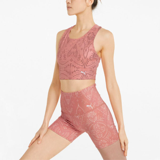 (WMNS) Studio Printed Cropped Training ”Rosette”