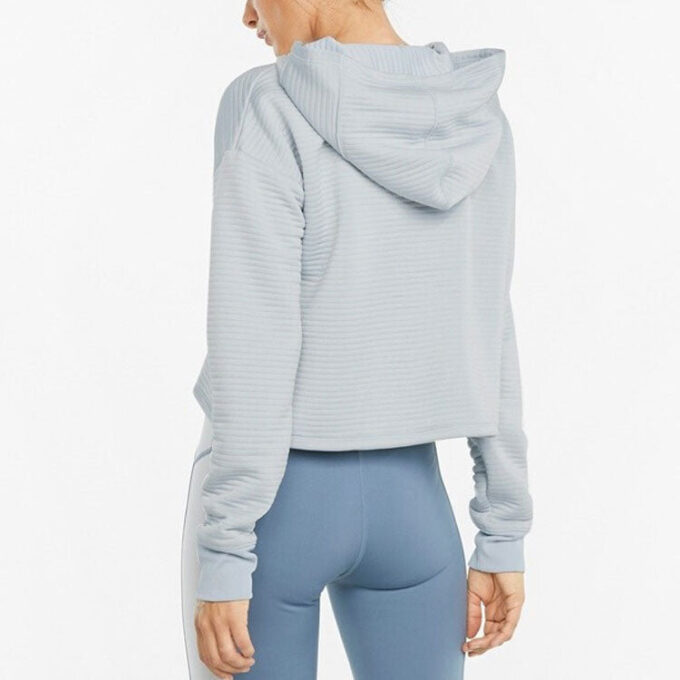 (WMNS) Studio Yoga Löpning Träning Sport Hoodie Grå