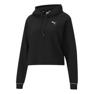 (WMNS) Style Cat Hoodie med huva Stickad Kortärmad Tröja Svart