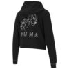 (WMNS) Style Cat Hoodie med huva Stickad Kortärmad Tröja Svart