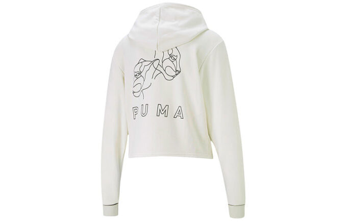 (WMNS) Style Cat Hoodie ”Vit Svart”