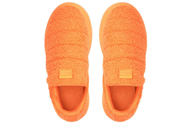 (WMNS) Suede Mayu Slip-On ”Teddy – Neon Citrus”
