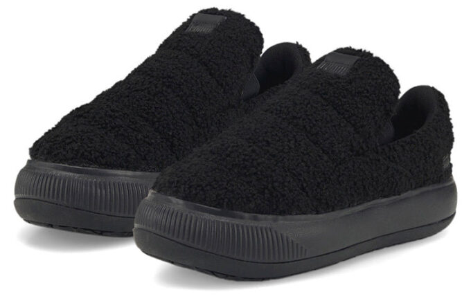 (WMNS) Suede Mayu Slip-On ”Teddy – Svart”