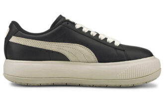 (WMNS) Suede Mayu Svarta Casual Sneakers Vita