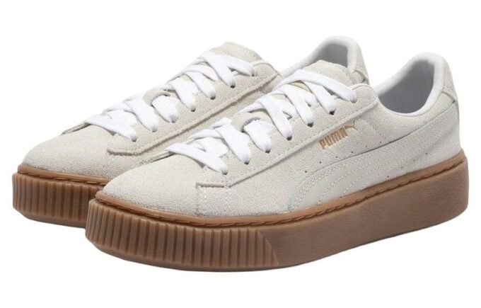 (WMNS) Suede Platform Core L ”Whisper White”