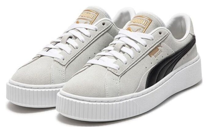 (WMNS) SuedePlatform ”Vit och svart”