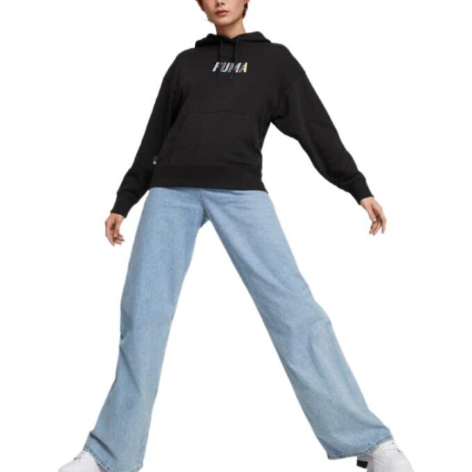 (WMNS) SWxP Graphic Hoodie ”Svart”