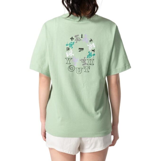 (WMNS) Ungdomslogotyp T-shirt ”Grön”