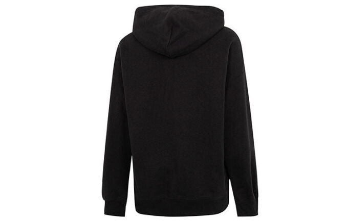(WMNS) Överdimensionerad Graphic Hoodie ”Svart”