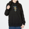 (WMNS) Överdimensionerad Graphic Hoodie ”Svart”