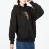 (WMNS) Överdimensionerad Graphic Hoodie ”Svart”