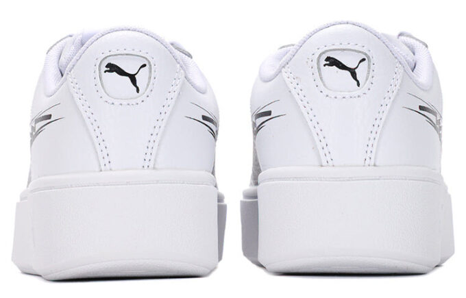 (WMNS) Vikky Stacked L Sketch Sneakers Vita/Svarta